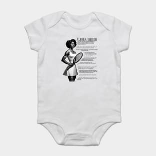 Althea Gibson Facts Baby Bodysuit